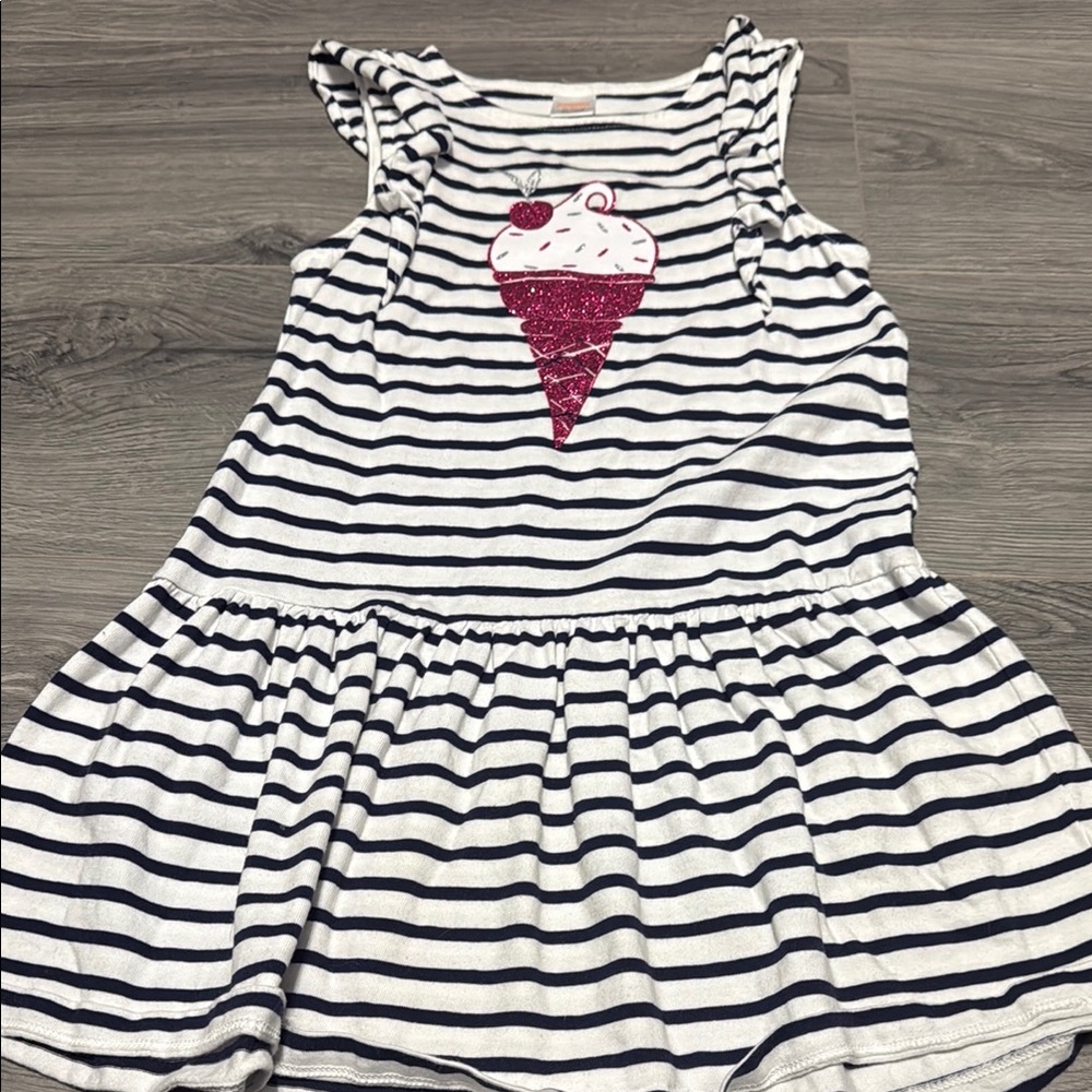 Gymboree Black and White Ruffled Tiered Sundress**